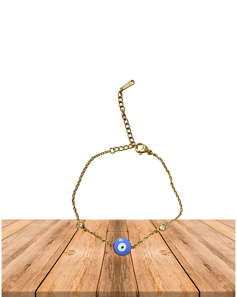 Brazalete / Tobillera de Acero inoxidable Tercer ojo delgado