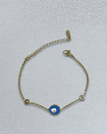 Brazalete / Tobillera de Acero inoxidable Tercer ojo delgado