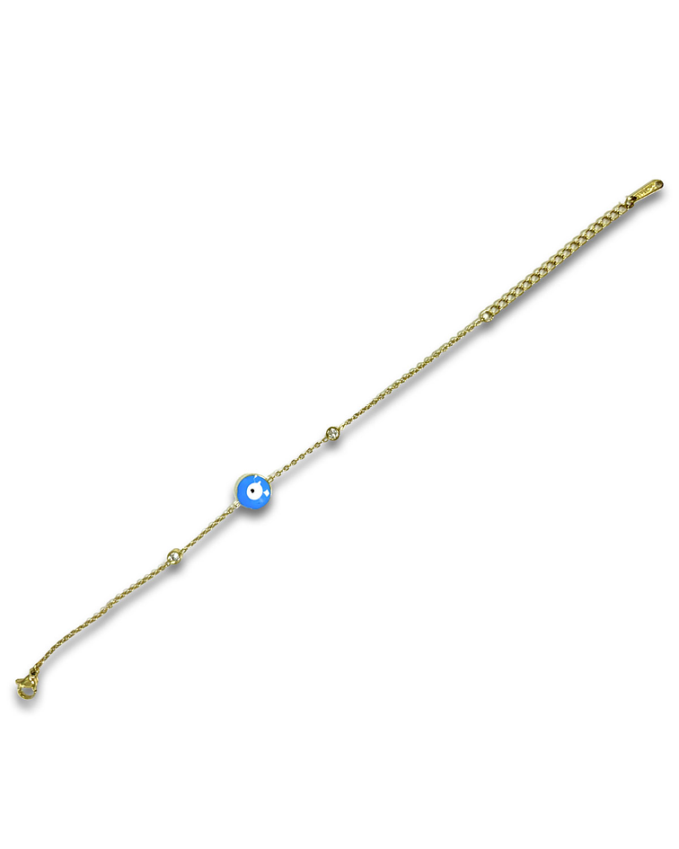 Brazalete / Tobillera de Acero inoxidable Tercer ojo delgado