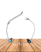 Brazalete  / Tobillera de Acero inoxidable- Tercer Ojo - Miniatura 4