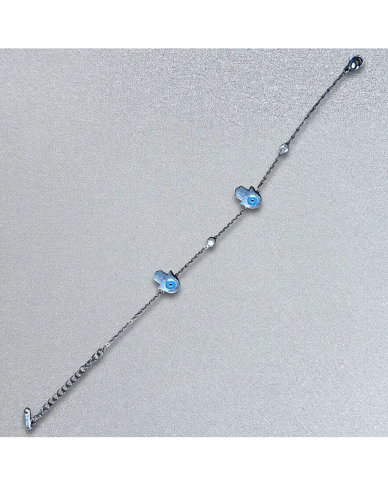 Brazalete  / Tobillera de Acero inoxidable- Tercer Ojo