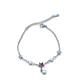 Brazalete / Tobillera de Acero inoxidable dijes-estrella y perlas - Miniatura 7
