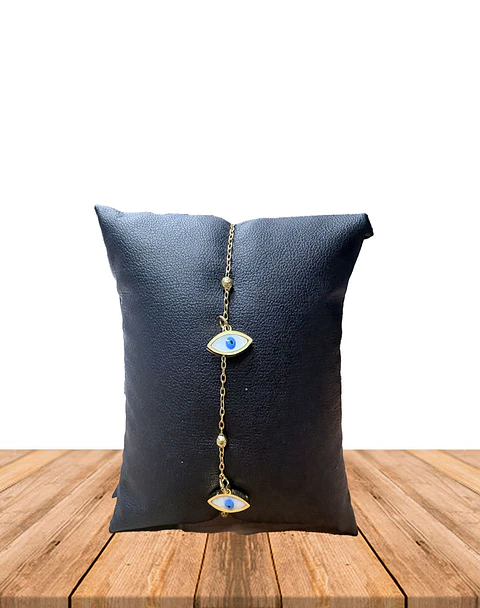 Brazalete de Acero inoxidable tercer ojo dijes