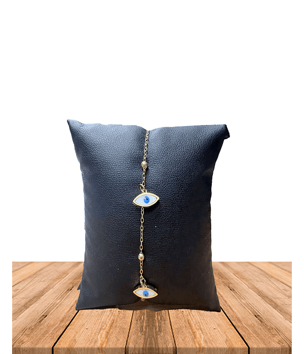 Brazalete de Acero inoxidable tercer ojo dijes