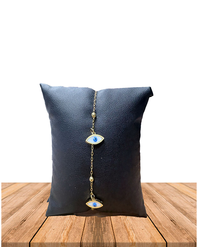 Brazalete de Acero inoxidable tercer ojo dijes