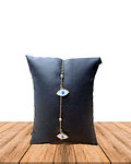 Brazalete de Acero inoxidable tercer ojo dijes