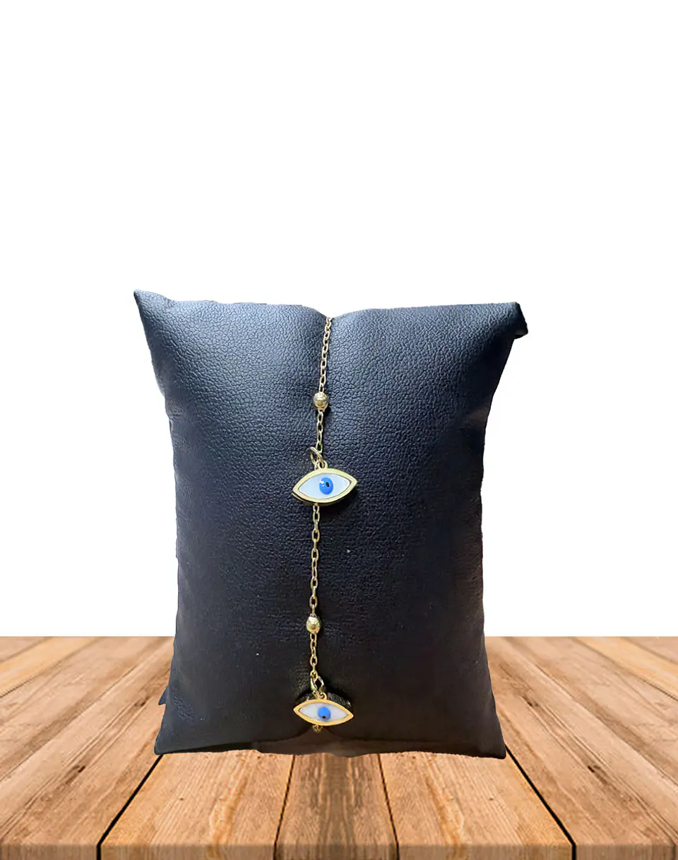 Brazalete de Acero inoxidable tercer ojo dijes 1
