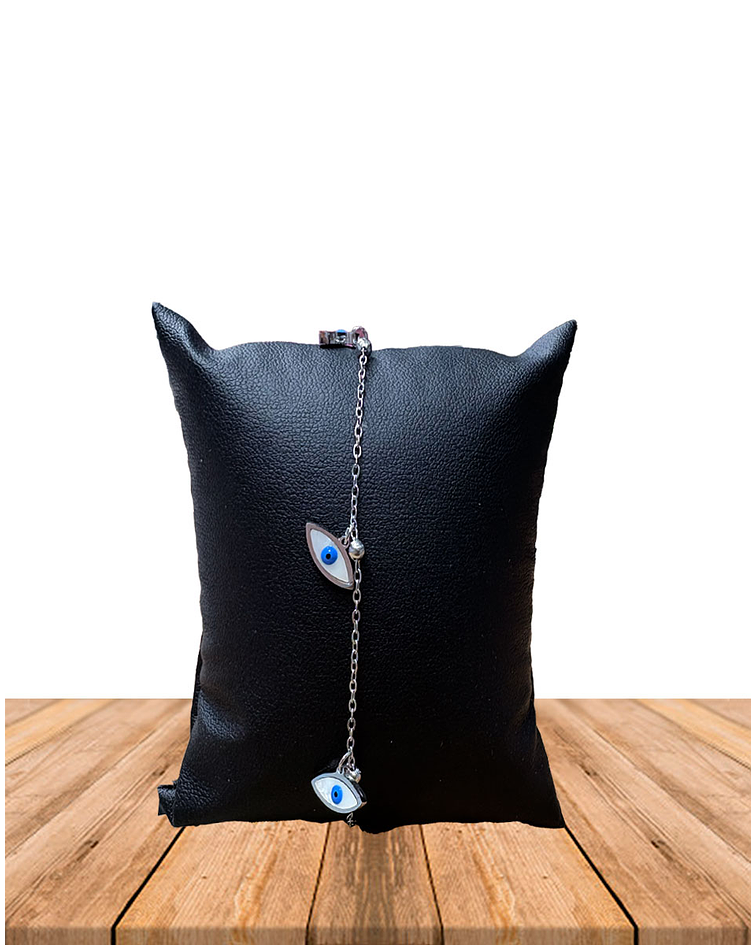 Brazalete de Acero inoxidable tercer ojo dijes