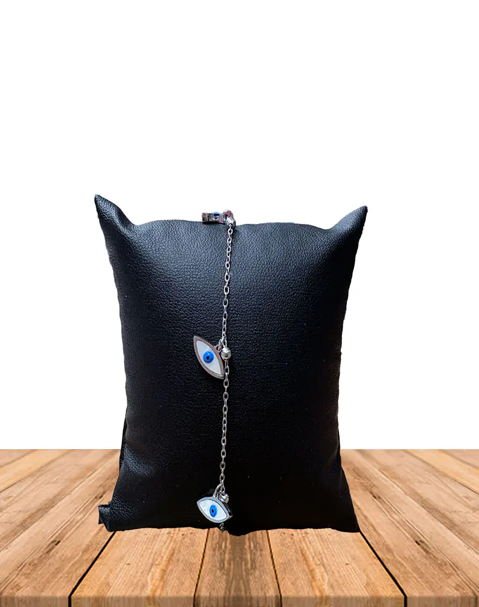 Brazalete de Acero inoxidable tercer ojo dijes 2