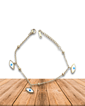 Brazalete de Acero inoxidable tercer ojo dijes