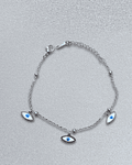 Brazalete de Acero inoxidable tercer ojo dijes