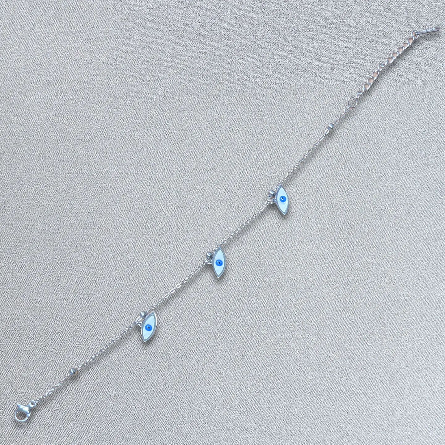 Brazalete de Acero inoxidable tercer ojo dijes 8