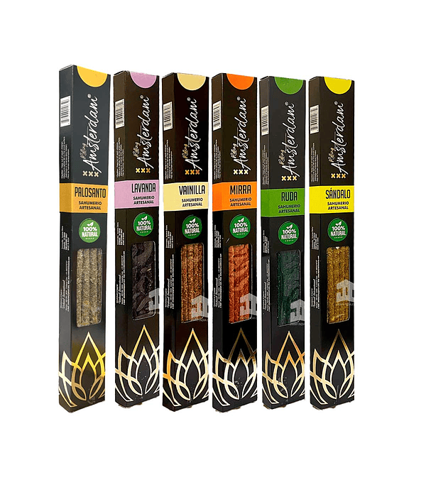  Incienso Sahumerio Artesanal 41 Cm Aromas Surtidos