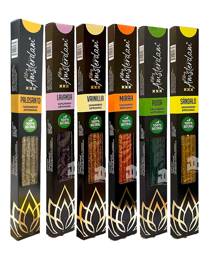  Incienso Sahumerio Artesanal 41 Cm Aromas Surtidos