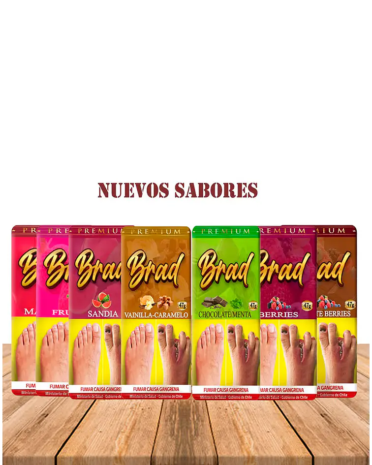 Tabaco BRAD 45g Sabores