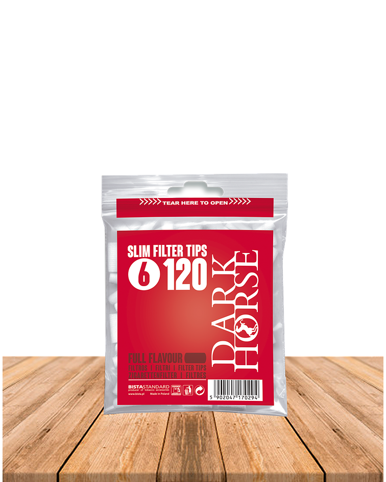 Filtro Dark Horse Slim 120 unidades