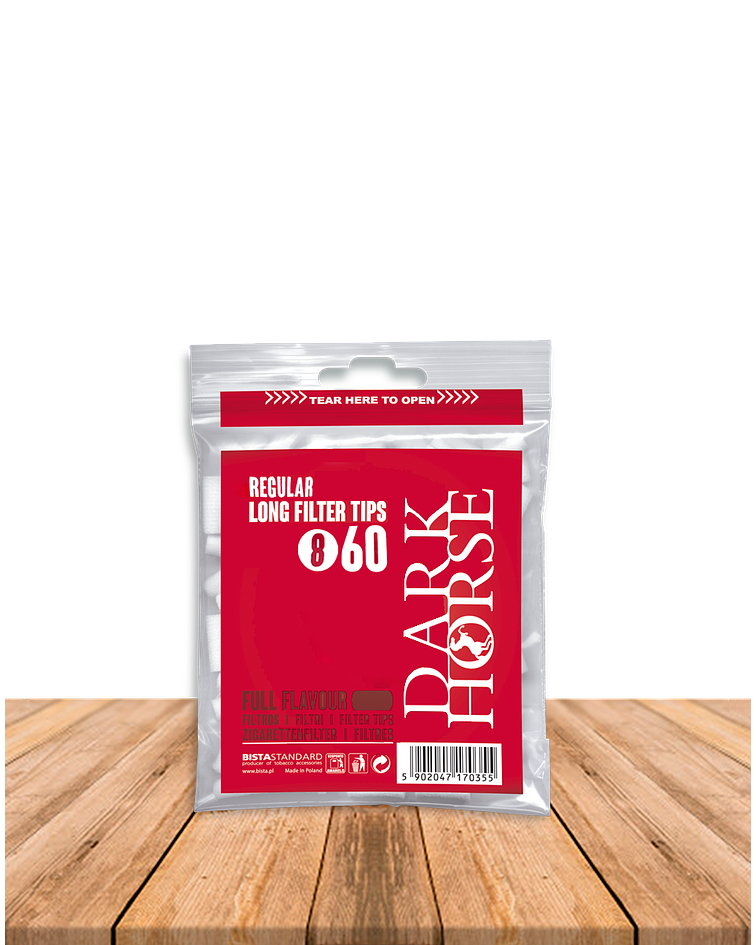 Filtro Dark Horse 60 Unidades Regular Long  