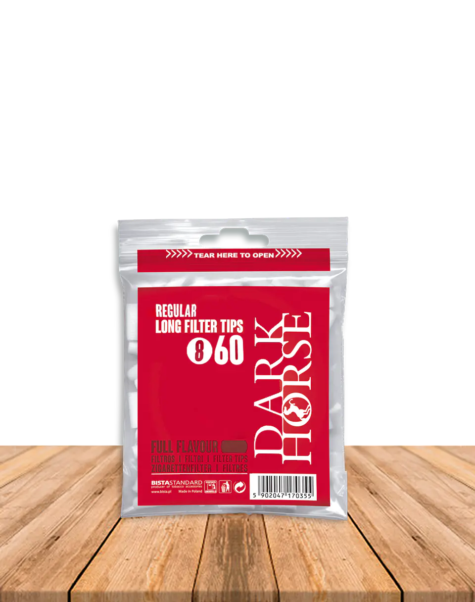 Filtro Dark Horse 60 Unidades Regular Long   1
