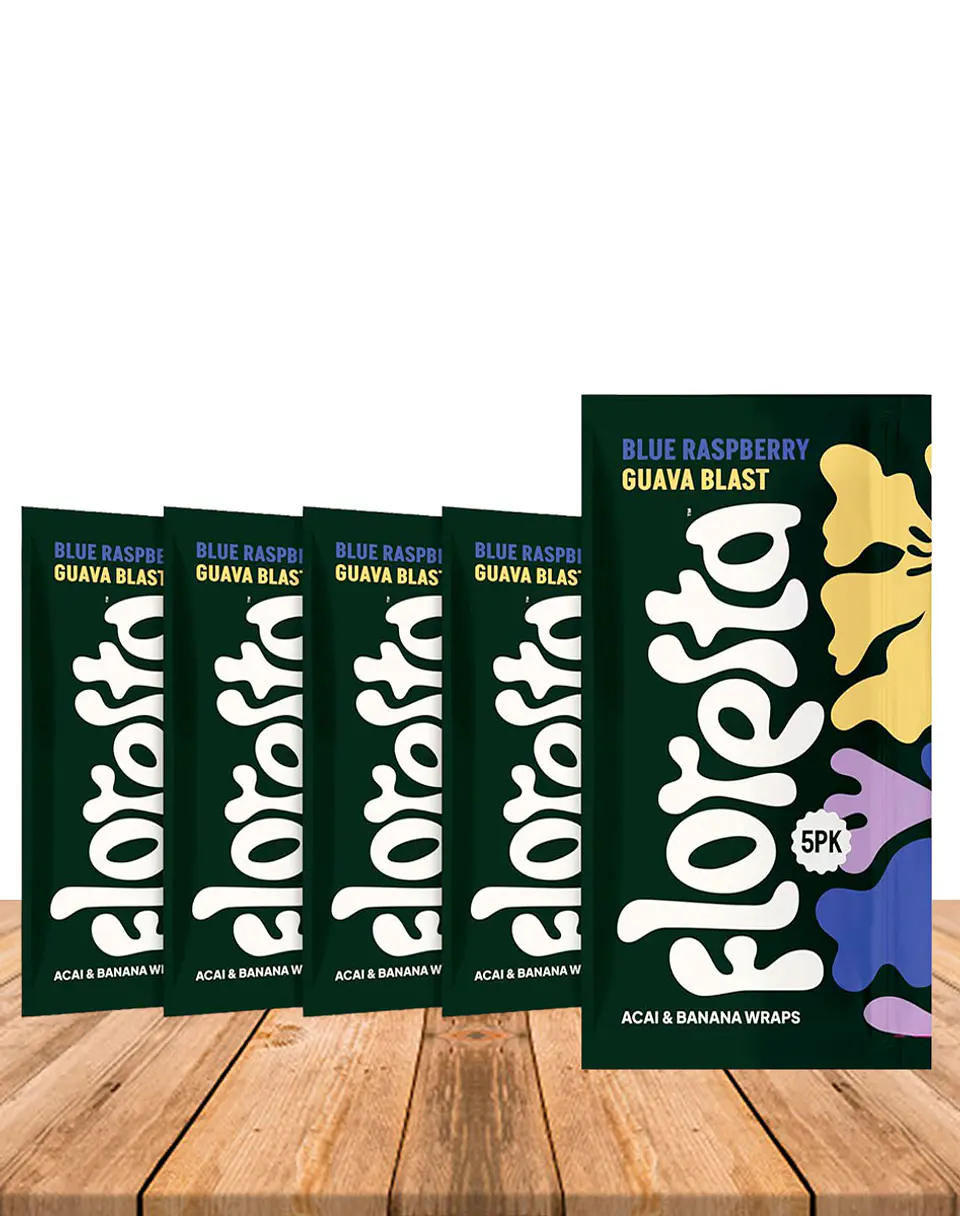 Acai Wraps Floresta Blue Raspberry Guava Blast. 1