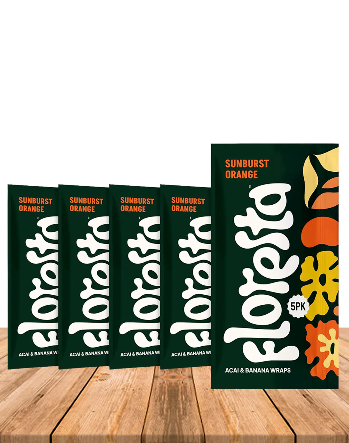 Acai Wraps Floresta Blue Sunburst orange 1