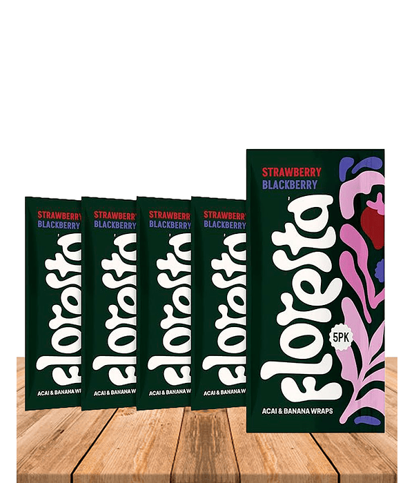 Acai Wraps Floresta Strawberry Blackberry