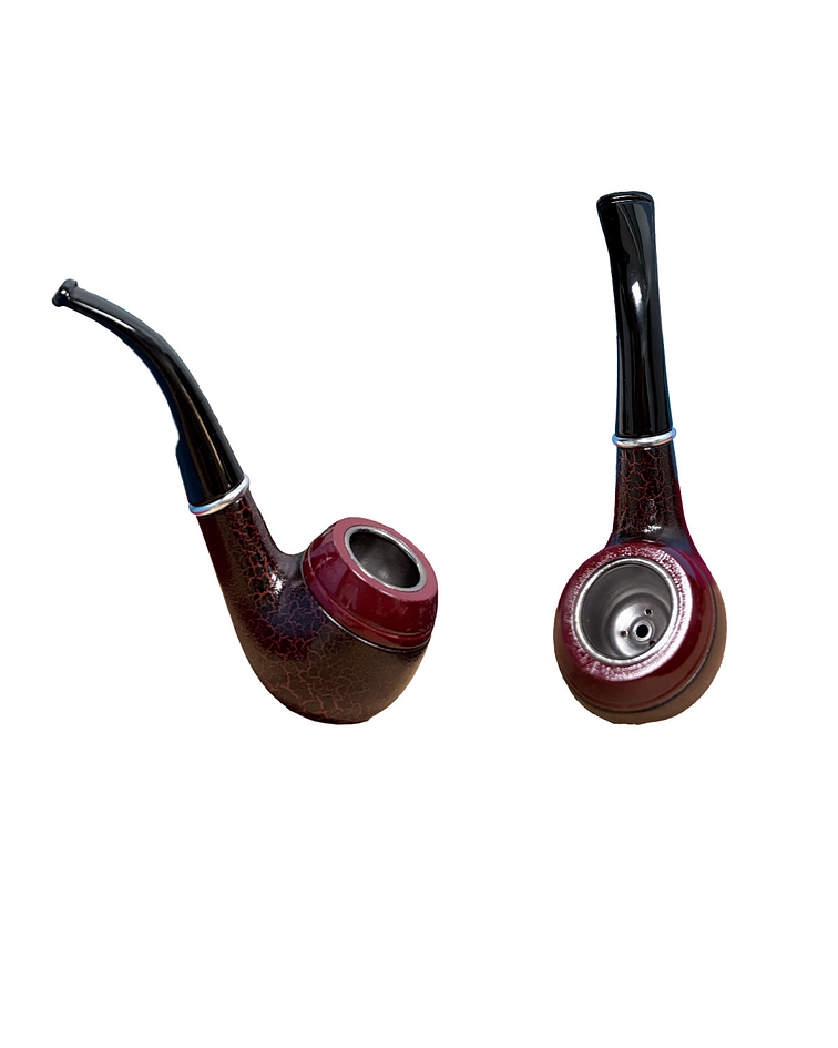 Pipa de Madera Color Craquelado JI25-275