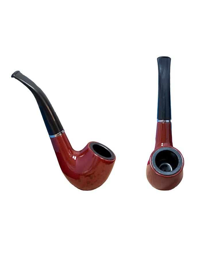 Pipa de Madera Color ladrillo JI25-273