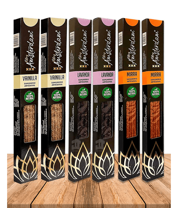  Incienso Sahumerio Artesanal 41 Cm Aromas Surtidos