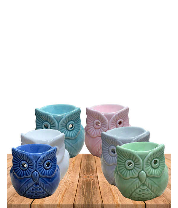 Difusor Cerámica Búho Colores JI25-81