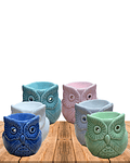 Difusor Cerámica Búho Colores JI25-81