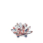 Flor de Loto Cristal 40mm  JI19-120 - Miniatura 5