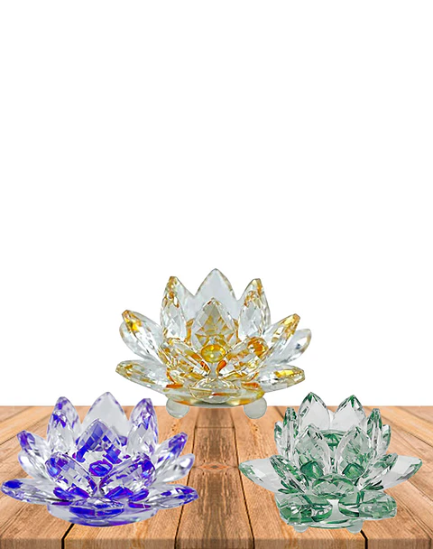 Flor de Loto Cristal 40mm  JI19-120