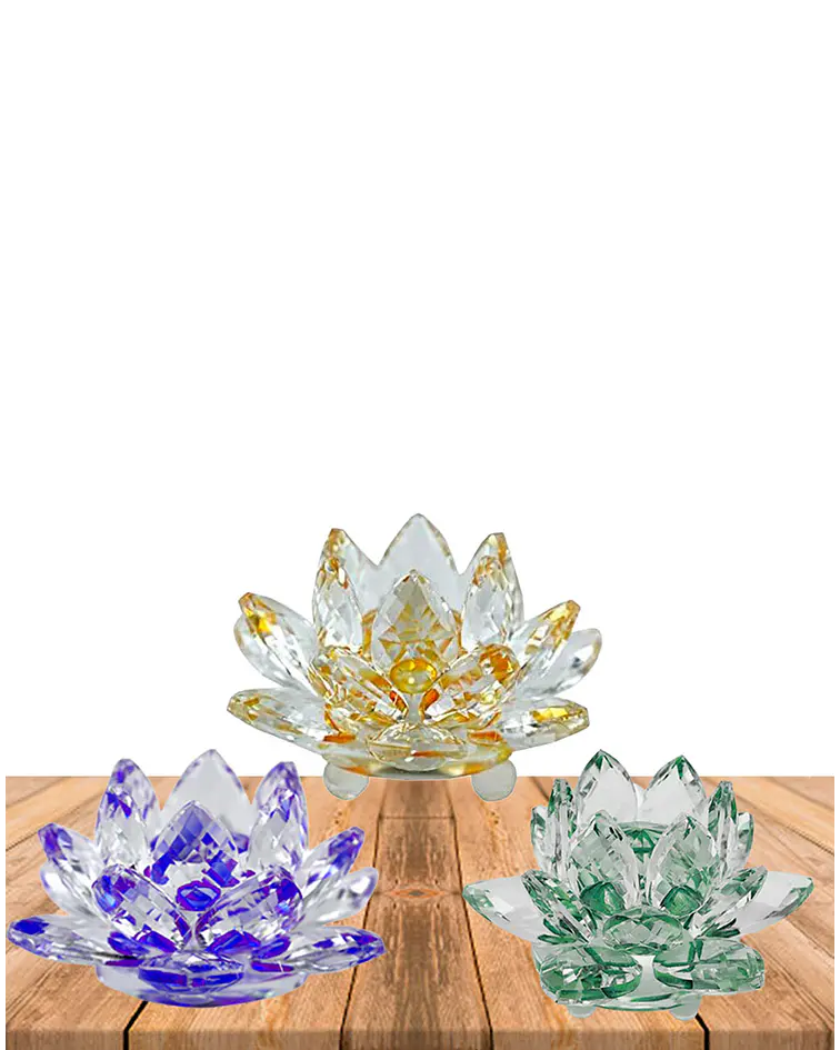 Flor de Loto Cristal 40mm  JI19-120