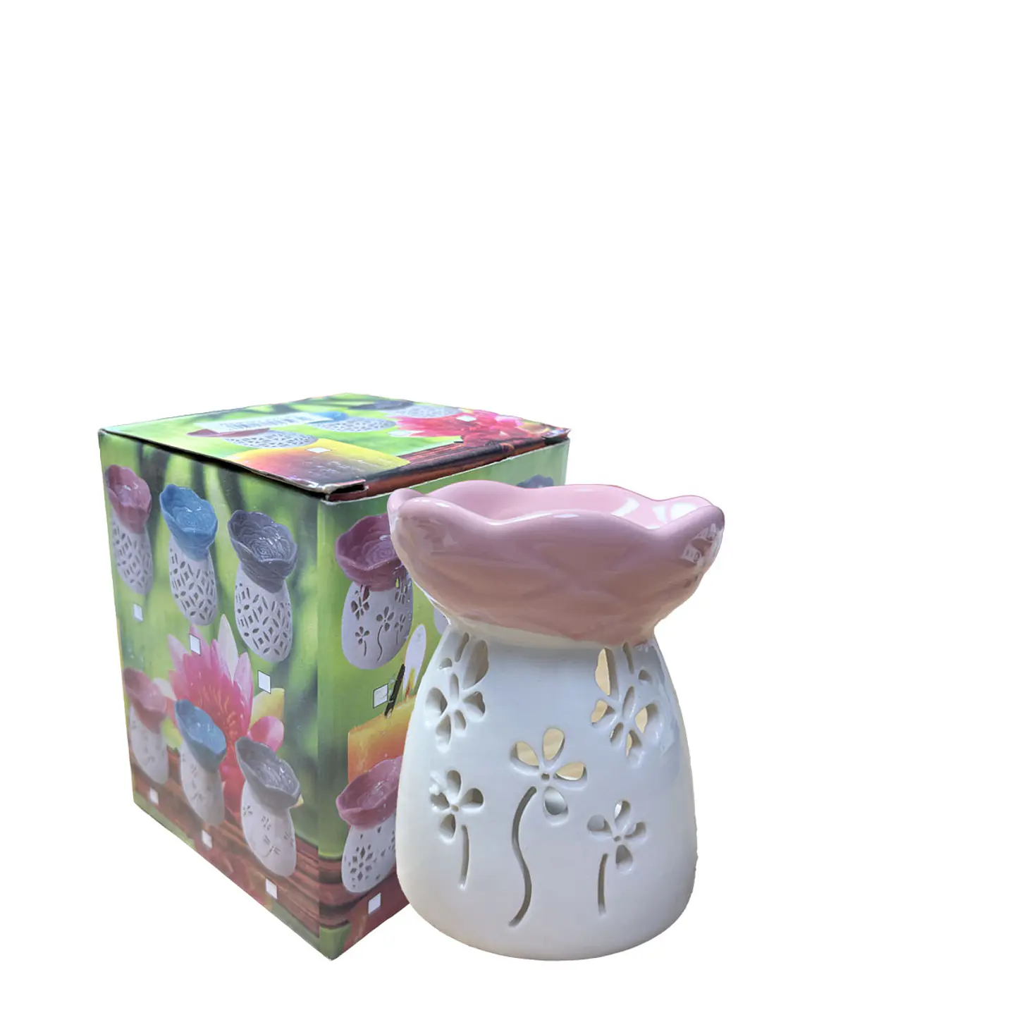 Difusor de cerámica Mariposa y Flor JI25-93 5