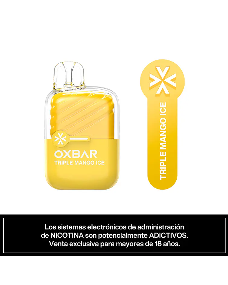 Vaper Desechable Oxbar Mini 2200 puff Mango Ice