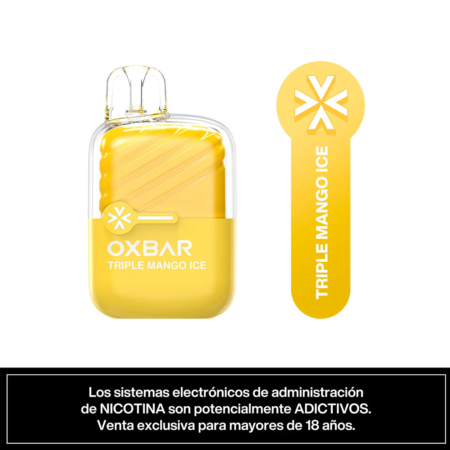 Vaper Desechable Oxbar Mini 2200 puff Mango Ice 3