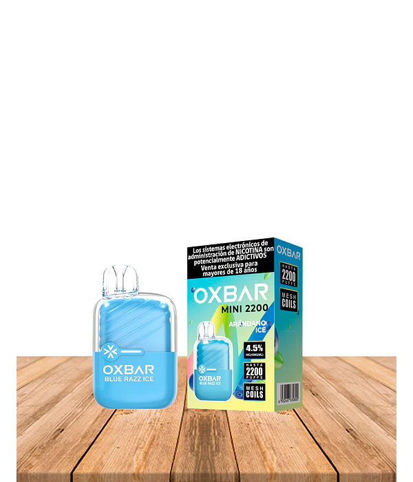 Vaper Desechable Oxbar Mini 2200 puff Arándano Ice