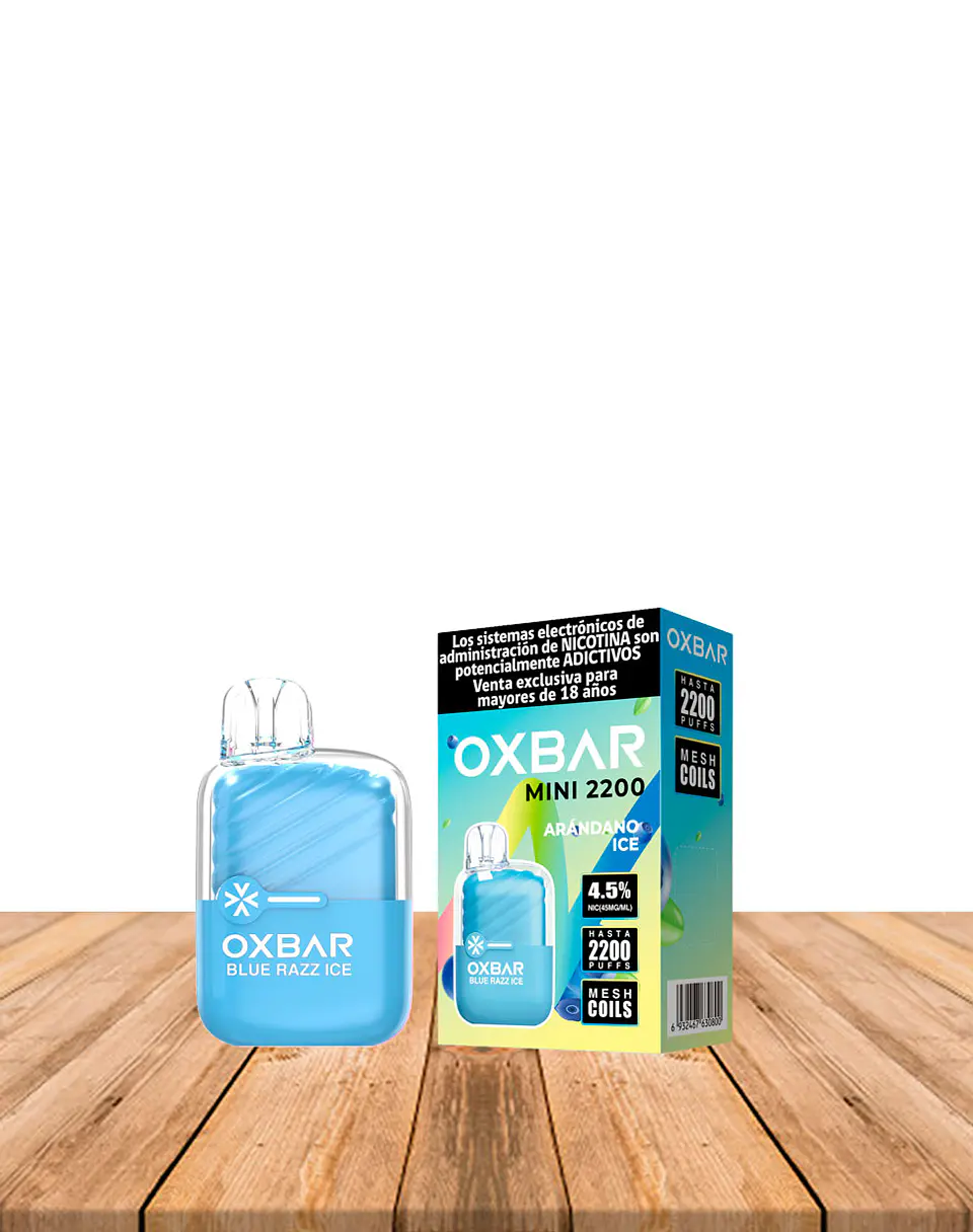 Vaper Desechable Oxbar Mini 2200 puff Arándano Ice 1