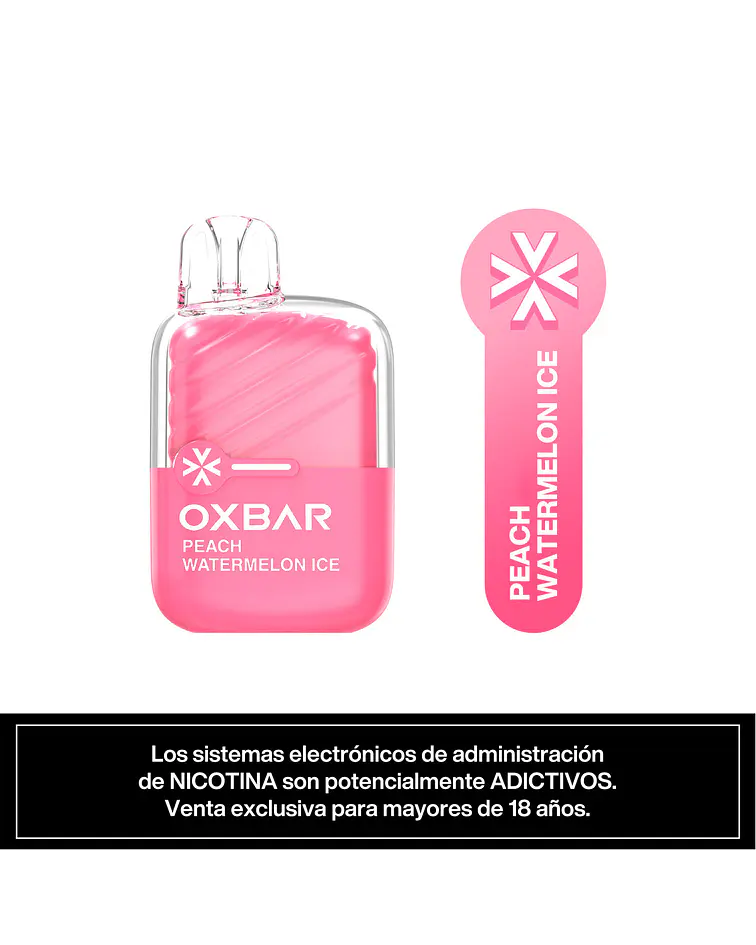 Vaper Desechable Oxbar Mini 2200 puff Sandía Durazno Ice