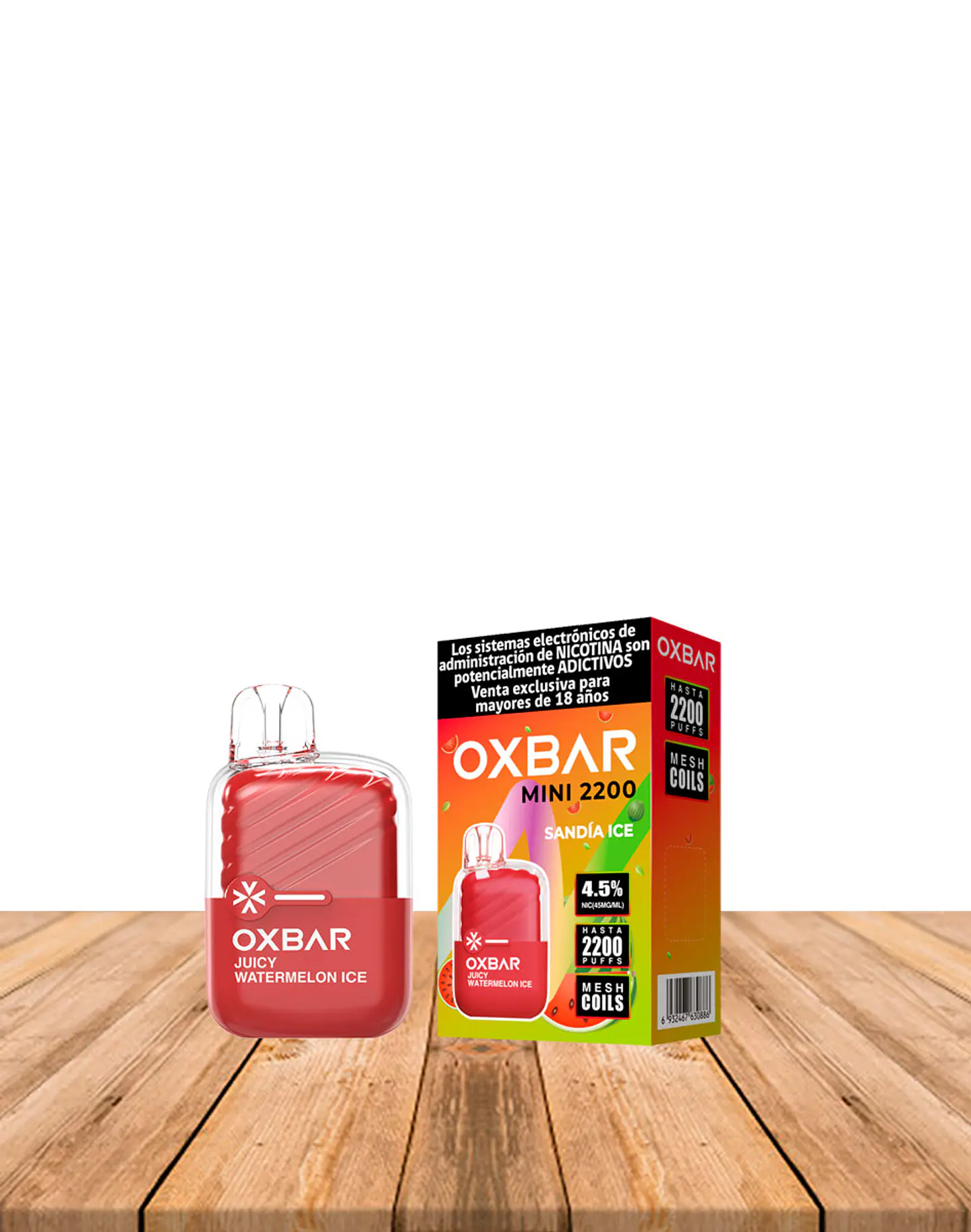 Vaper Desechable Oxbar Mini 2200 puff Sandía  Ice 1