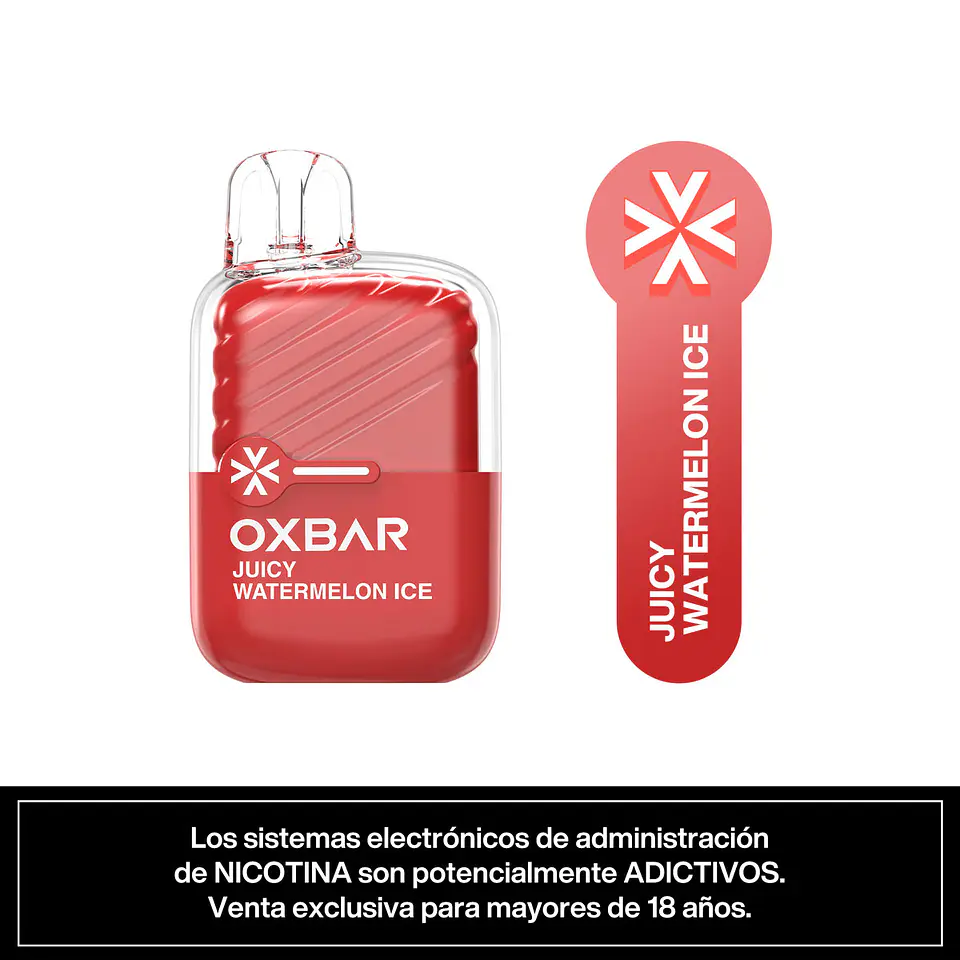Vaper Desechable Oxbar Mini 2200 puff Sandía  Ice 2
