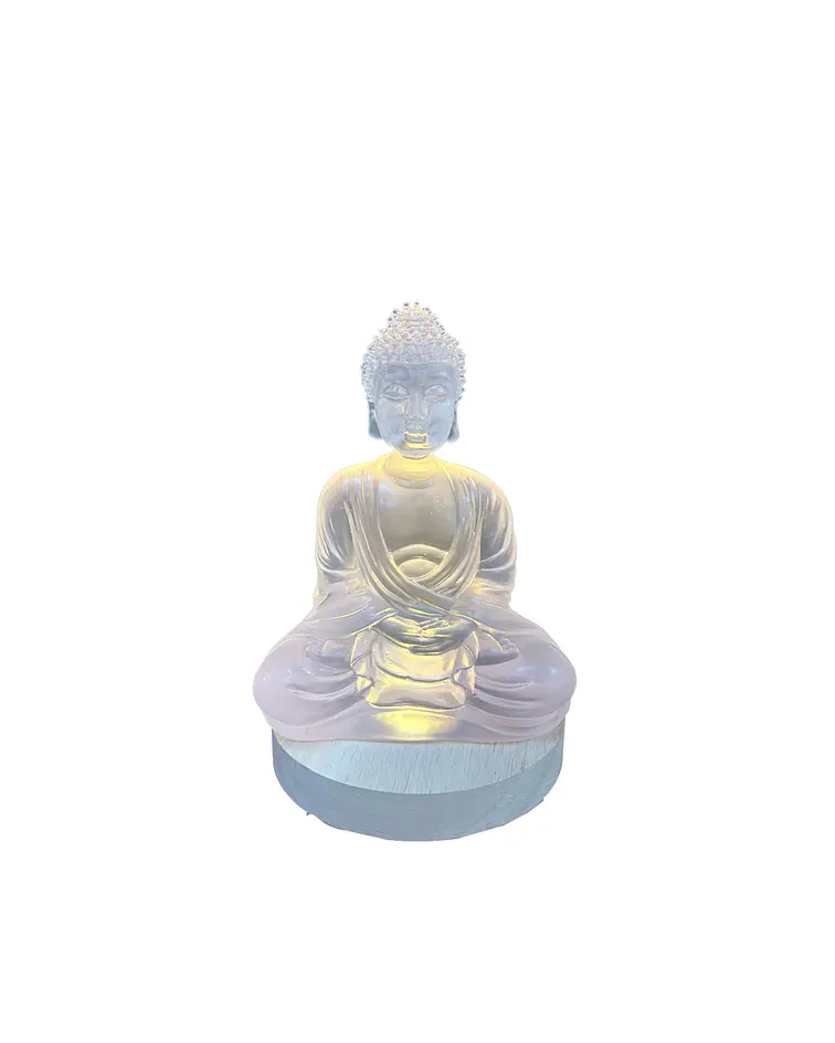 Figura Buda con Luz  17.5 cm