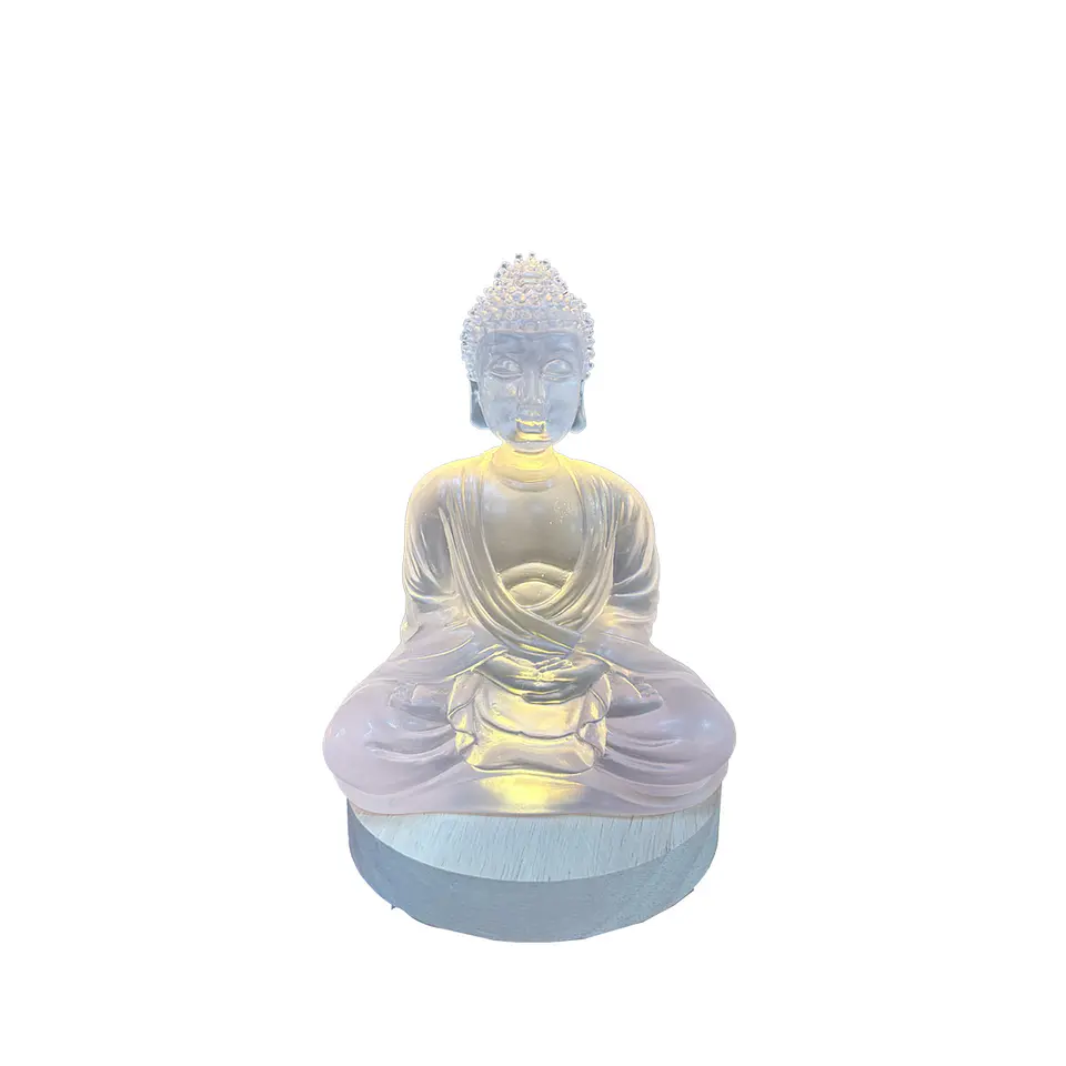 Figura Buda con Luz  17.5 cm 2