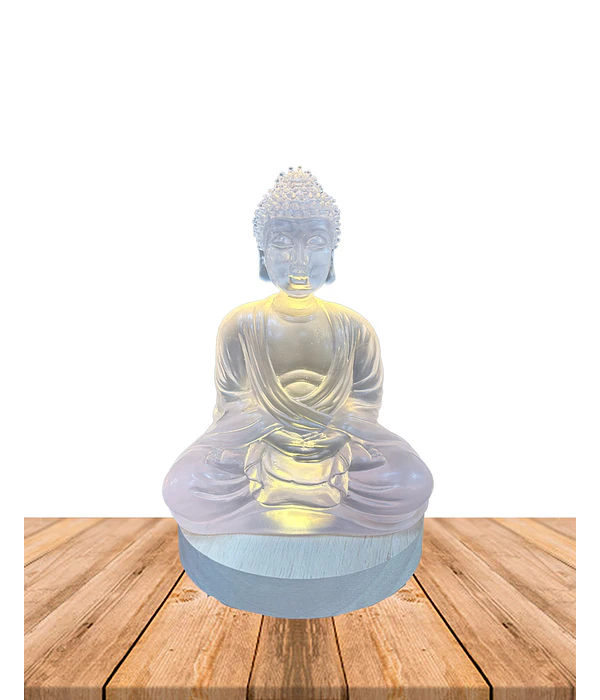 Figura Buda con Luz  17.5 cm