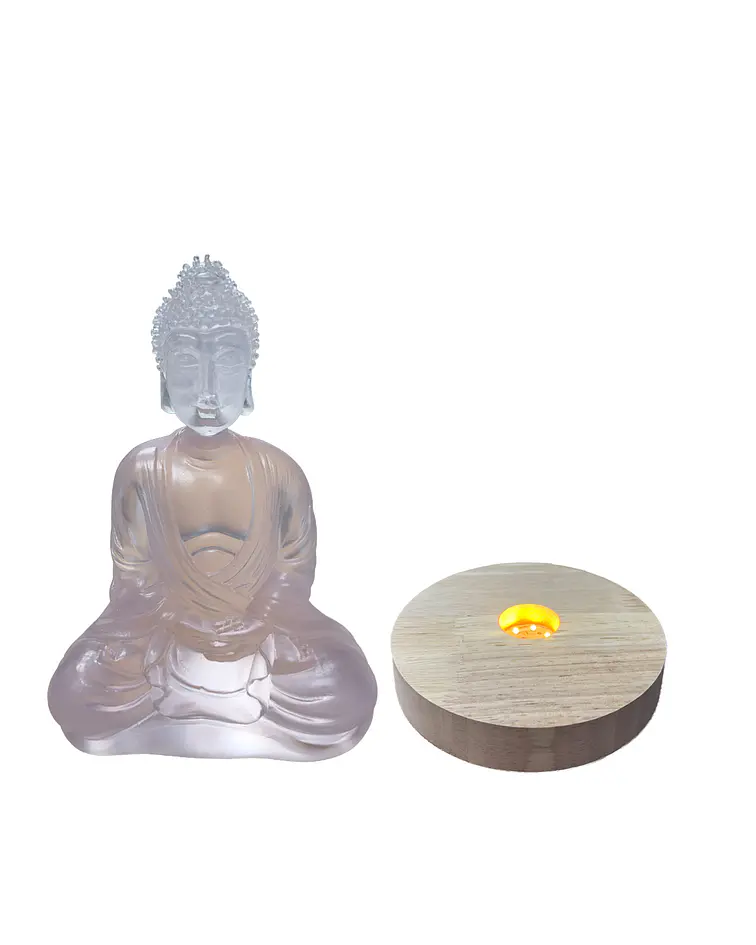 Figura Buda con Luz  17.5 cm