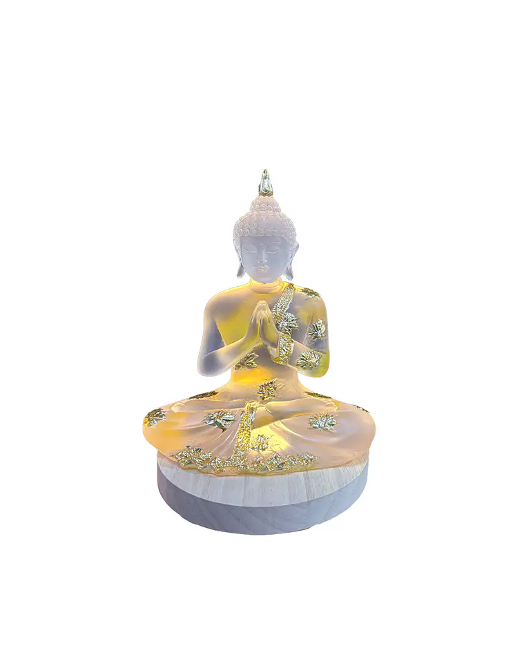 Figura Buda con Luz  21 cm