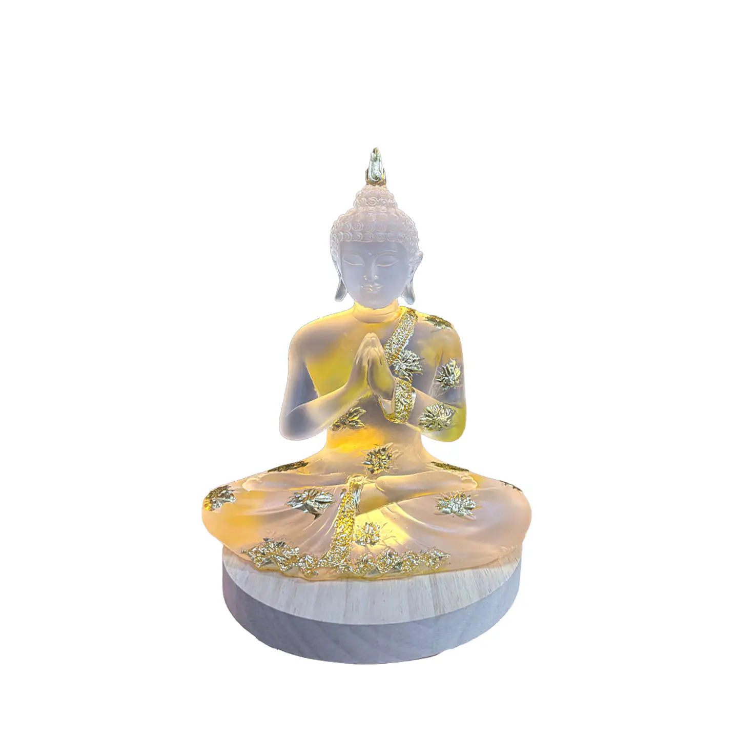 Figura Buda con Luz  21 cm 4
