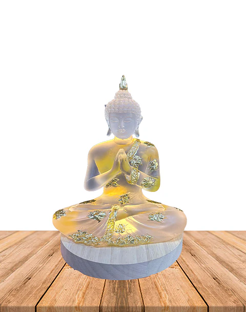 Figura Buda con Luz  21 cm
