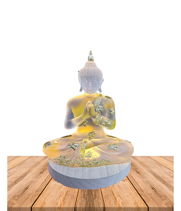 Figura Buda con Luz  21 cm