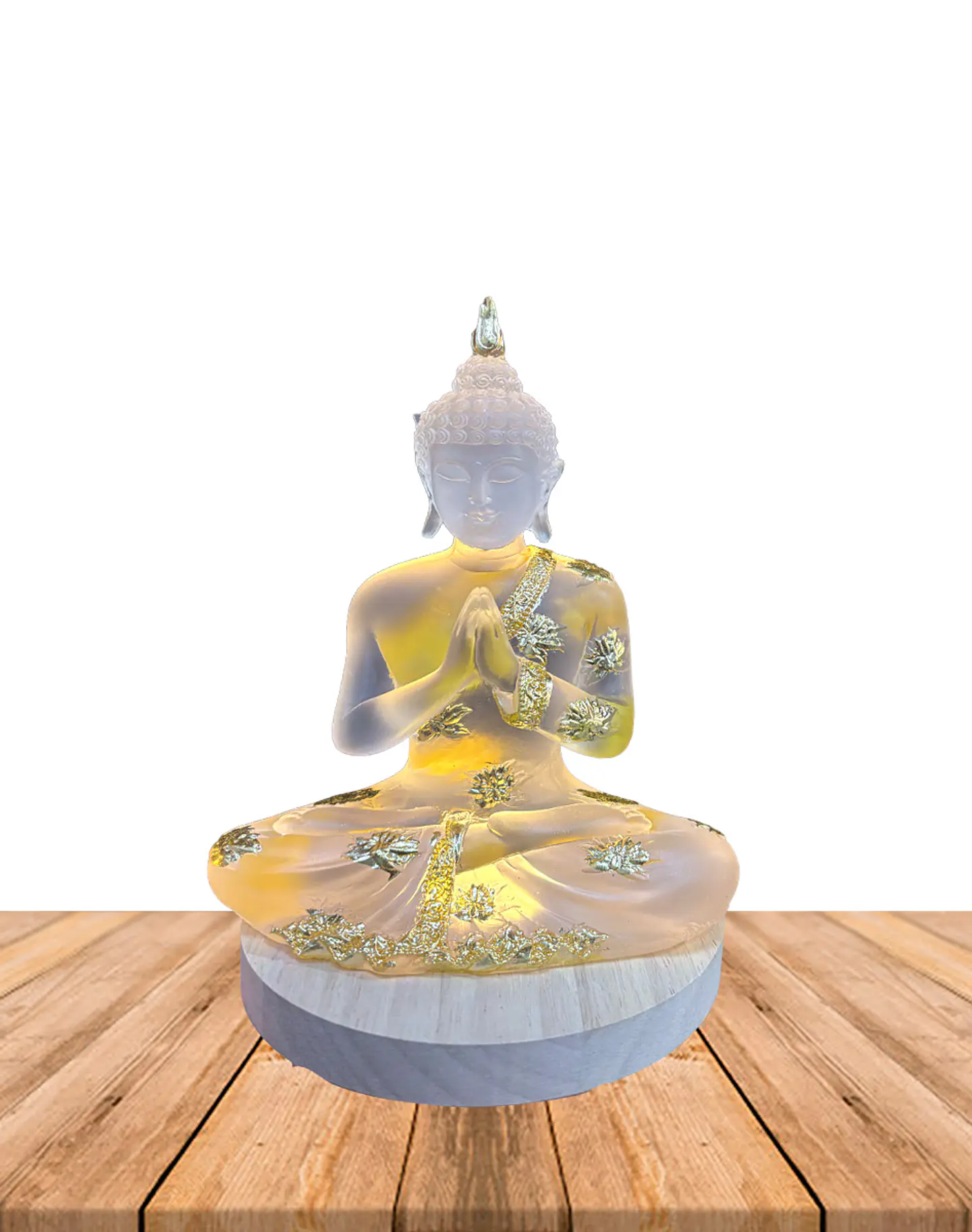 Figura Buda con Luz  21 cm 1